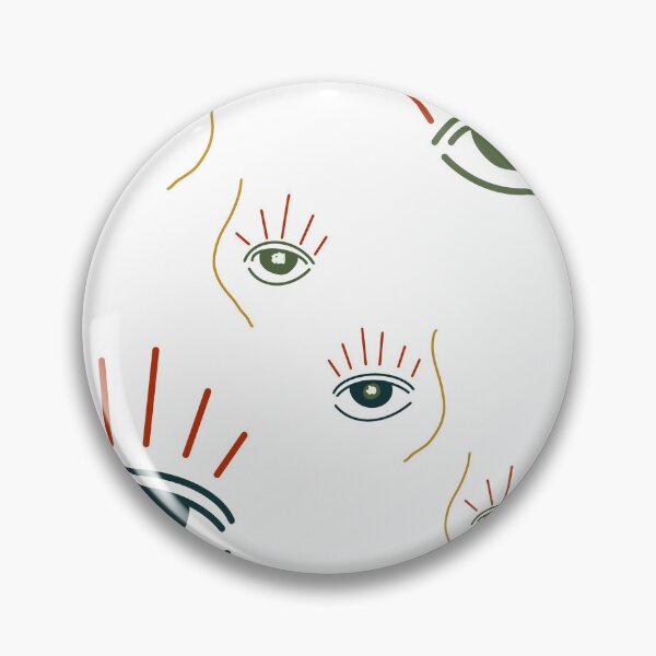 Item preview, Eye abstract simple cute colored seamless pattern designed and sold by Yana Mustafina | Boho Soulful Designs.