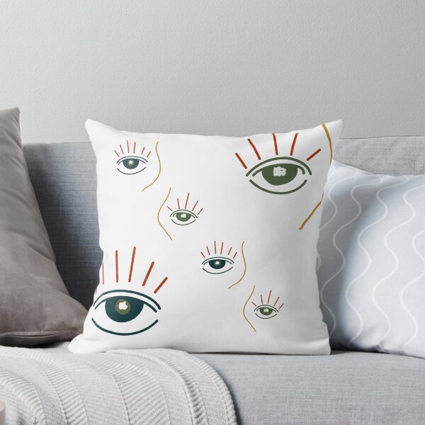 Item preview, Eye abstract simple cute colored seamless pattern designed and sold by Yana Mustafina | Boho Soulful Designs.