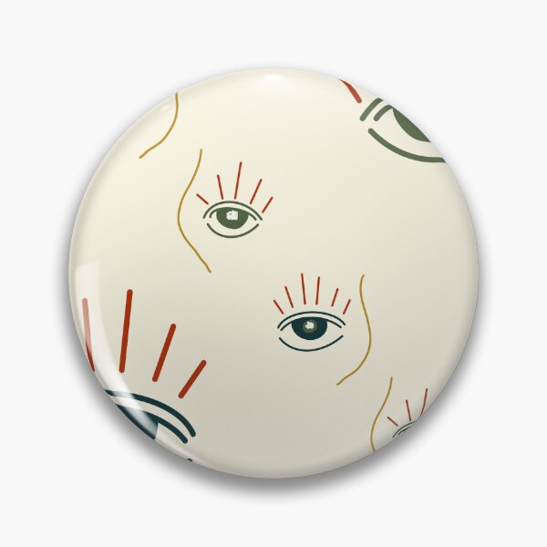 Item preview, Eye abstract simple cute beige seamless pattern designed and sold by Yana Mustafina | Boho Soulful Designs.