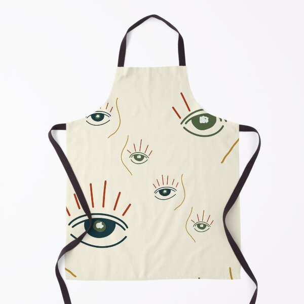 Item preview, Eye abstract simple cute beige seamless pattern designed and sold by Yana Mustafina | Boho Soulful Designs.