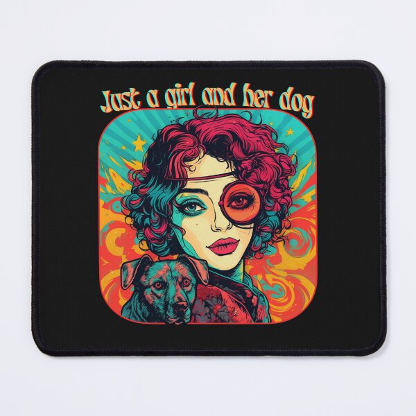 Item preview, Just A Girl And Her Dog 82 designed and sold by ArtArturs.
