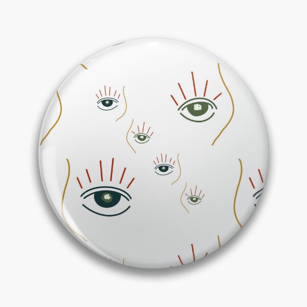 Item preview, Eye abstract simple cute creative seamless pattern designed and sold by Yana Mustafina | Boho Soulful Designs.
