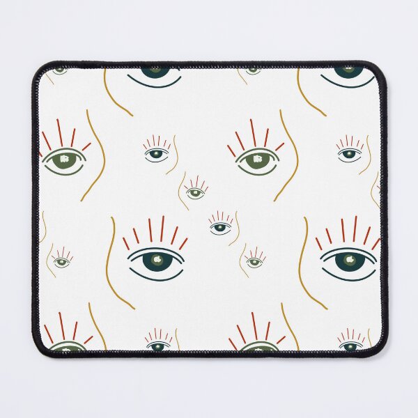 Item preview, Eye abstract simple cute creative seamless pattern designed and sold by Yana Mustafina | Boho Soulful Designs.