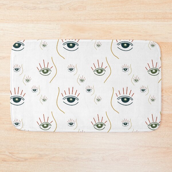 Item preview, Eye abstract simple cute creative seamless pattern designed and sold by Yana Mustafina | Boho Soulful Designs.