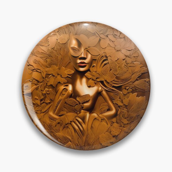Item preview, Wooden Lady forged in copper designed and sold by Zolongano.