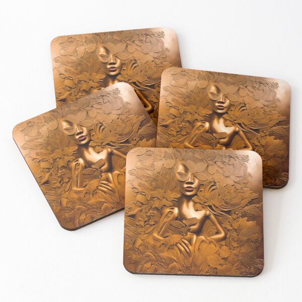 Item preview, Wooden Lady forged in copper designed and sold by Zolongano.