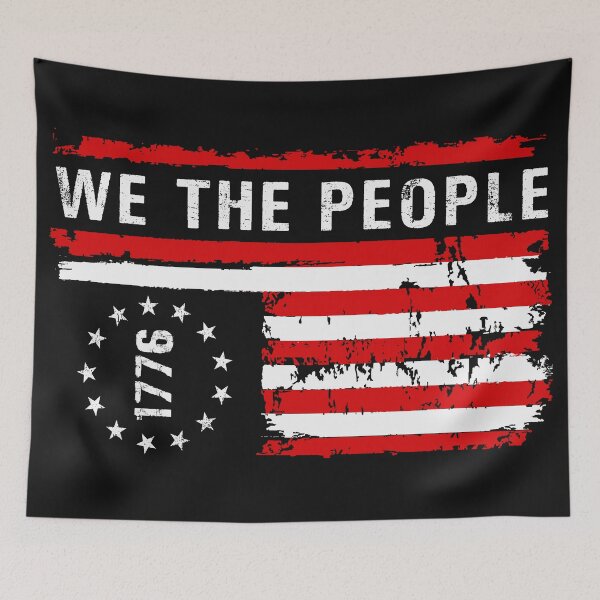 Item preview, 1776 "We The People" US Flag -- Visually Aged and Distressed designed and sold by _ROYAL_ PRINT_ ⭐⭐⭐⭐⭐.
