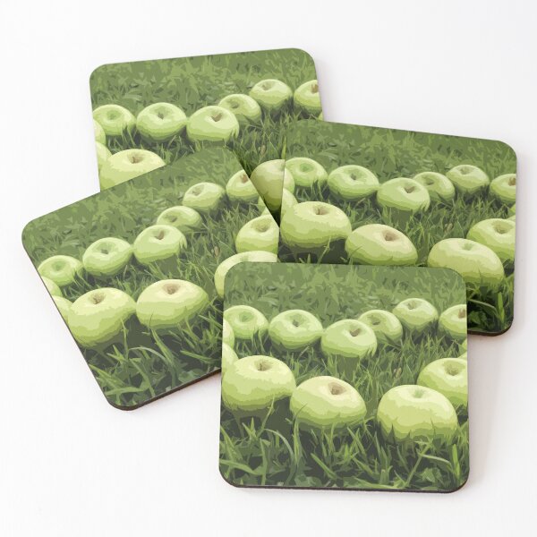 Item preview, Vibrant Green Apple Heart on Grass designed and sold by doria-photos.