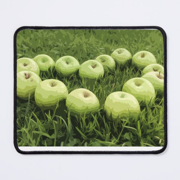 Item preview, Vibrant Green Apple Heart on Grass designed and sold by doria-photos.