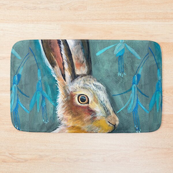 Item preview, painting of hare  designed and sold by Sarah Hearfield.