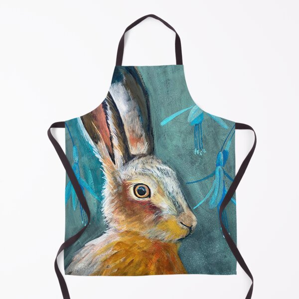 Item preview, painting of hare  designed and sold by Sarah Hearfield.