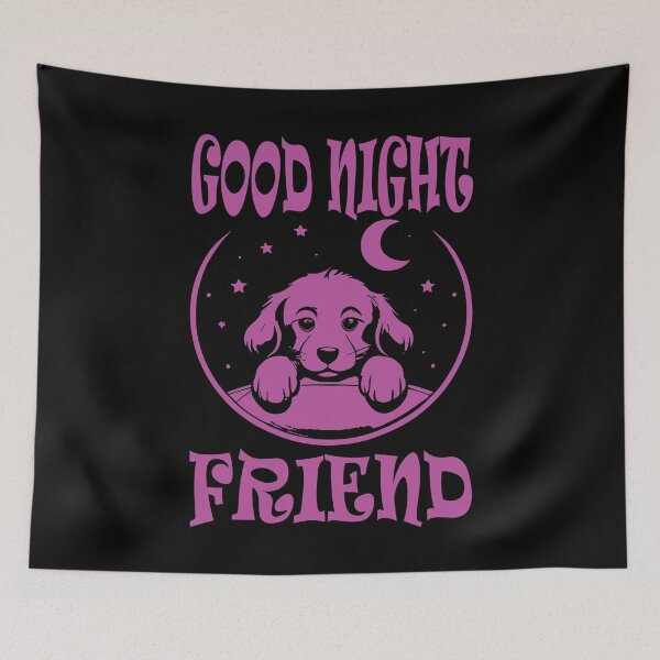 Item preview, Good Night Puppy Purple 2 designed and sold by Soulemotion.