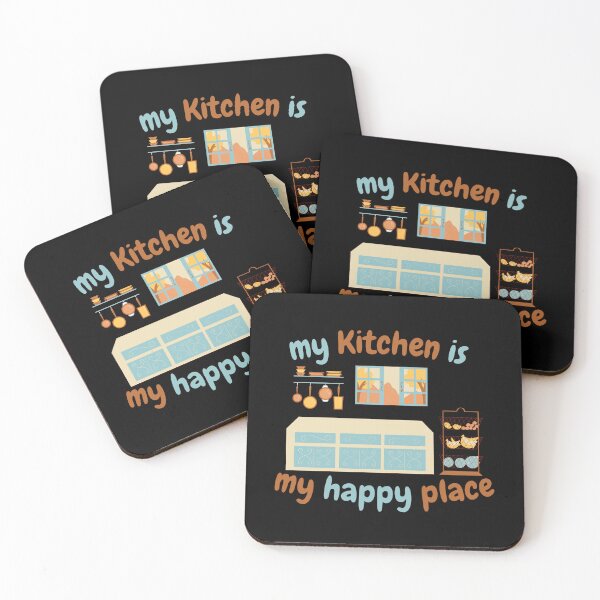 Item preview, My kitchen is my happy place, cooking designed and sold by NoetherSym.