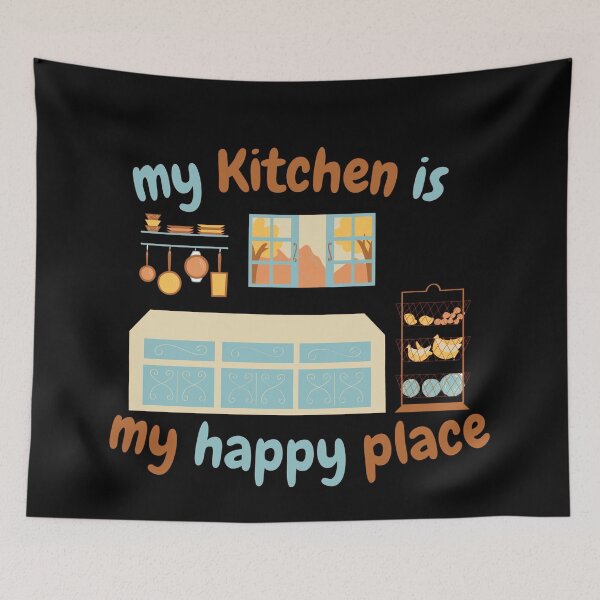 Item preview, My kitchen is my happy place, cooking designed and sold by NoetherSym.