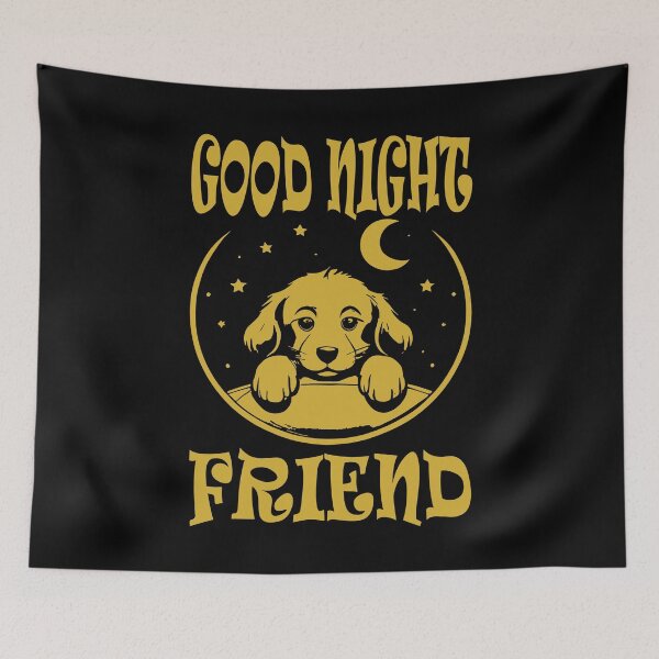 Item preview, Good Night Puppy Yellow 5 designed and sold by Soulemotion.