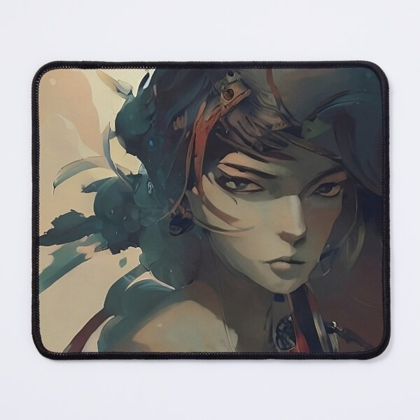 Item preview, Abstract portrait of Plume version  #3 designed and sold by NabyryusArt.