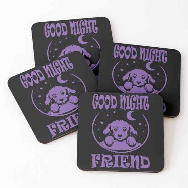 Item preview, Good Night Puppy Purple 4 designed and sold by Soulemotion.