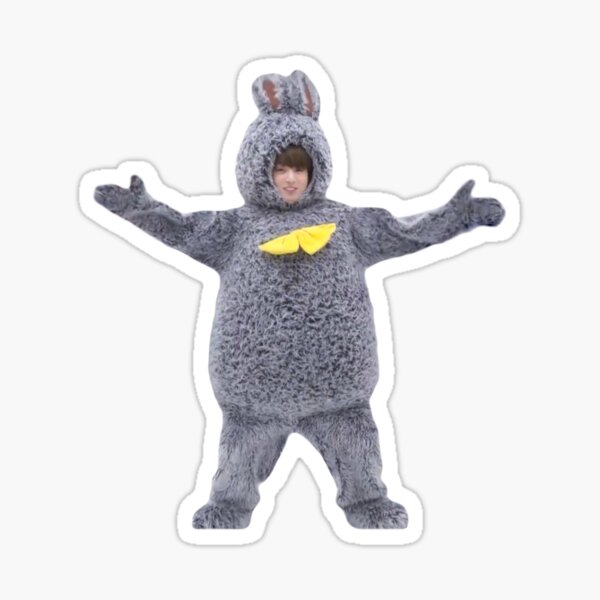 Lindo BTS Jungkook Bunny Pegatina