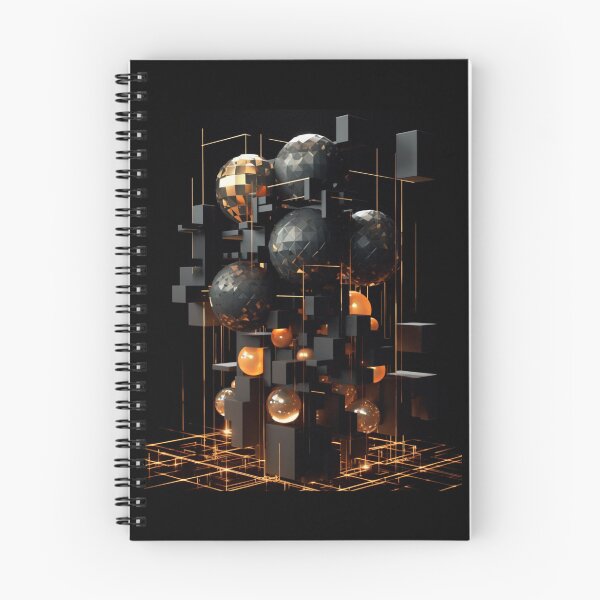 Item preview, Geometric Odyssey: A Journey through Abstract 3D Shapes and Patterns designed and sold by JLCableStudio.