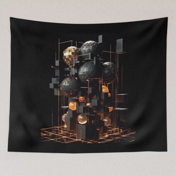 Item preview, Geometric Odyssey: A Journey through Abstract 3D Shapes and Patterns designed and sold by JLCableStudio.
