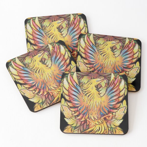 Item preview, Phoenix & Foliage designed and sold by silveryweb.