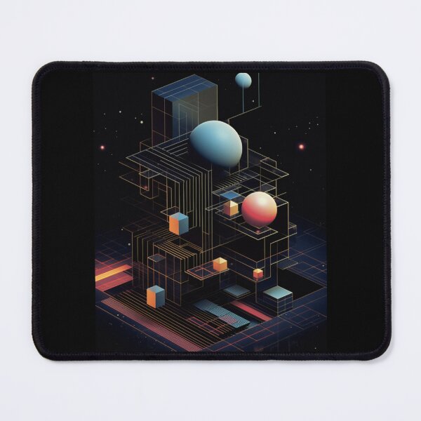 Item preview, Geometric Odyssey: A Journey through Abstract 3D Shapes and Patterns designed and sold by JLCableStudio.