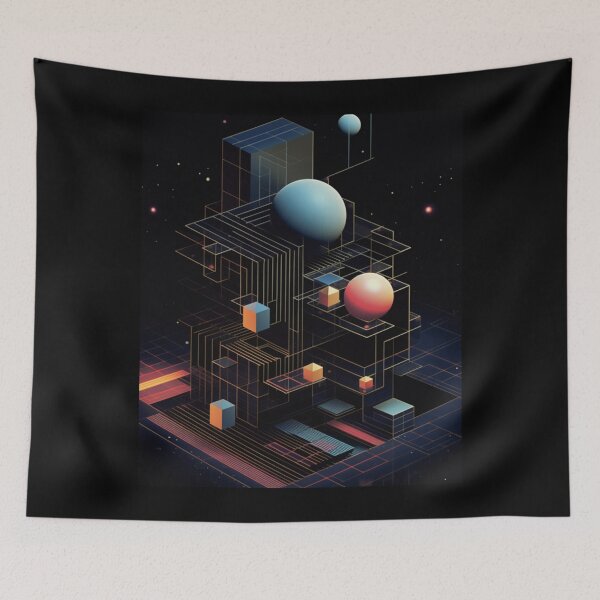Item preview, Geometric Odyssey: A Journey through Abstract 3D Shapes and Patterns designed and sold by JLCableStudio.