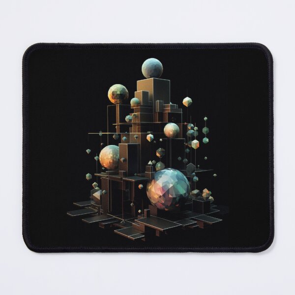 Item preview, Geometric Odyssey: A Journey through Abstract 3D Shapes and Patterns designed and sold by JLCableStudio.
