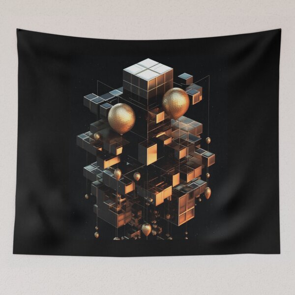 Item preview, Geometric Odyssey: A Journey through Abstract 3D Shapes and Patterns designed and sold by JLCableStudio.