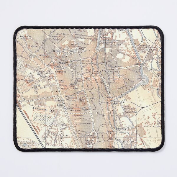 Item preview, Vintage Map of Augsburg Germany (1910) designed and sold by BravuraMedia.