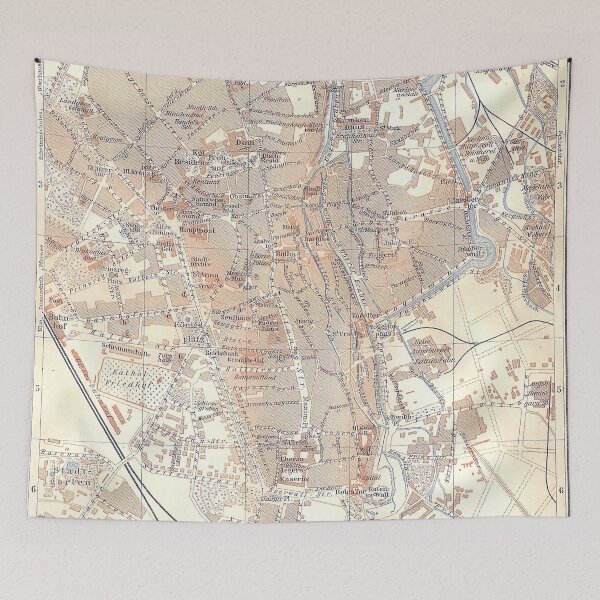 Item preview, Vintage Map of Augsburg Germany (1910) designed and sold by BravuraMedia.