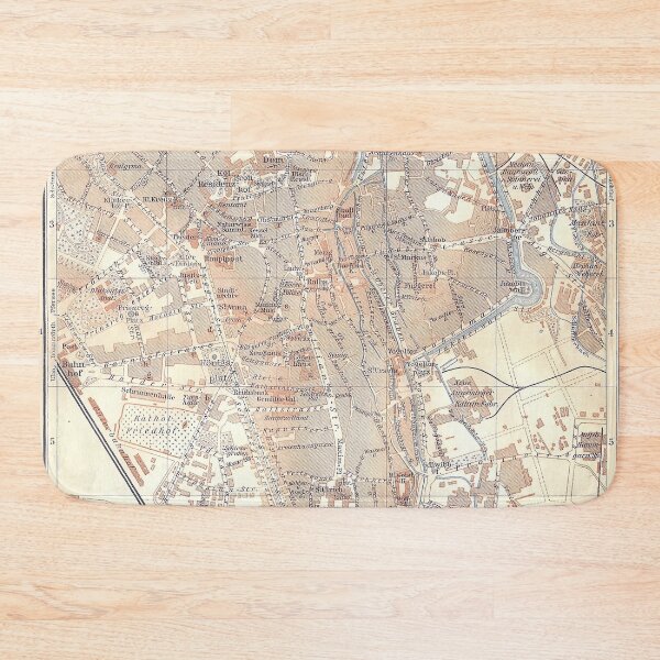 Item preview, Vintage Map of Augsburg Germany (1910) designed and sold by BravuraMedia.