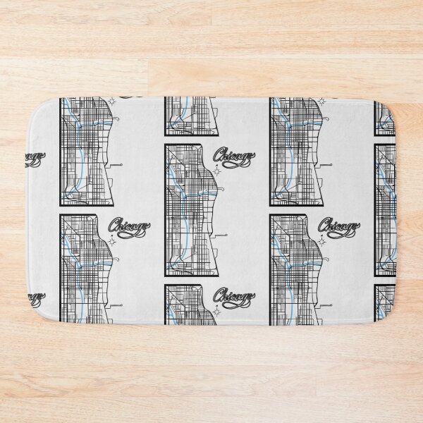 Item preview, Chicago Map Outline designed and sold by FoxLounge.