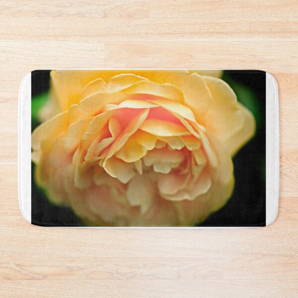 Item preview, Yellow rose on black background designed and sold by olena2552.