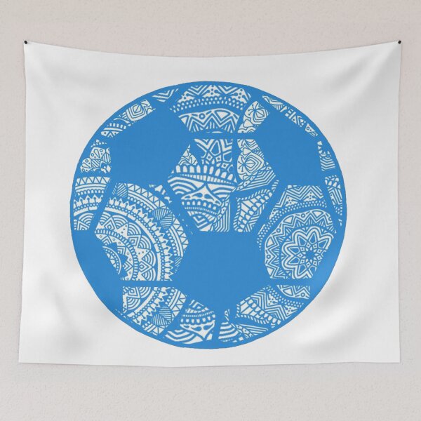 Item preview, Baby Blue Soccer Ball Print designed and sold by megfico.