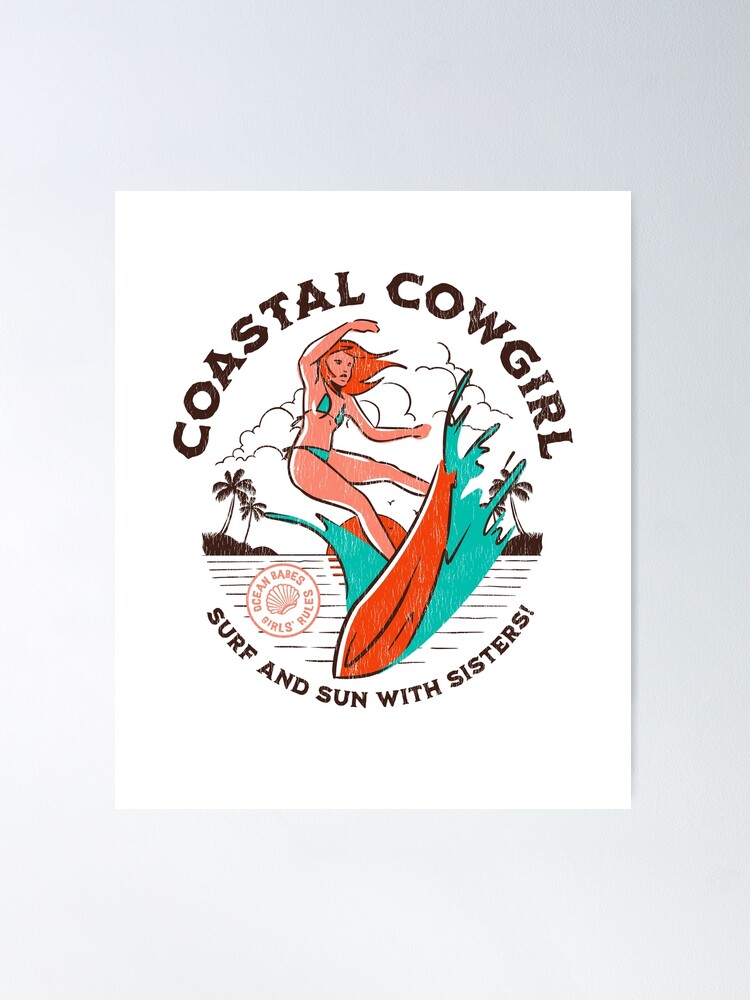 Coastal Cowgirl IV The Voyage Home Coastal Cowgirl Posters, 60% OFF