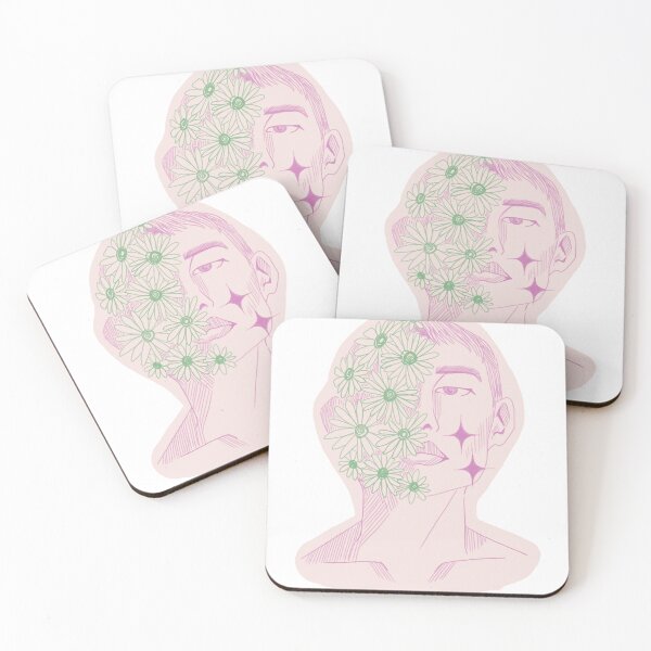 Item preview, boy in flowers designed and sold by Nubecitas.