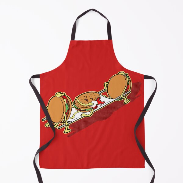 Item preview, Funny Original Burger Emergency Foodie Eating Cartoon designed and sold by BoggsNicolasArt.