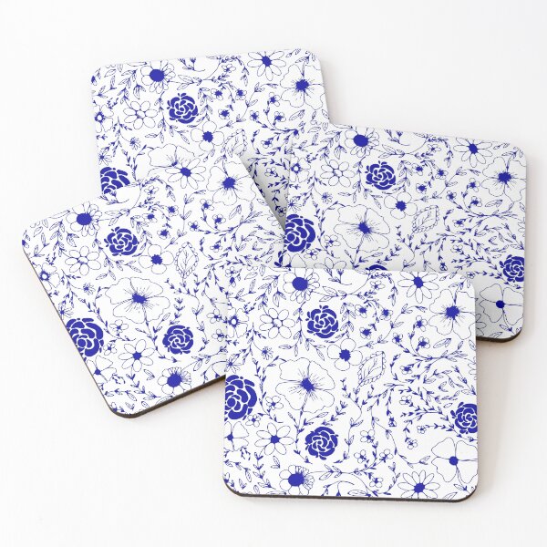 Item preview, Blue Floral designed and sold by jocelyncamille.