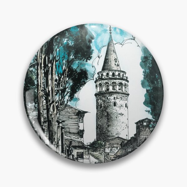 Item preview, Galata Tower Illustration  designed and sold by Abrekk.