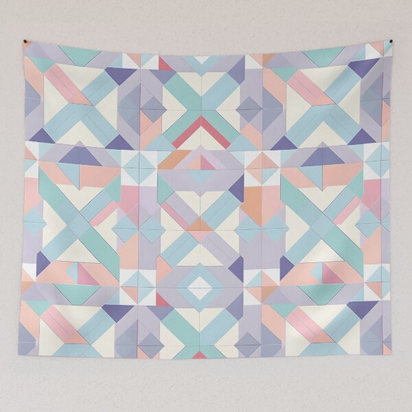 Item preview, Harmony in Pastels: Geometric Pattern Design designed and sold by AdventurerPack.