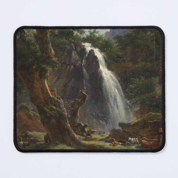 Item preview, Waterfall at Mont-Dore | Achille-Etna Michallon | 1818 French Landscape Art designed and sold by CJET.