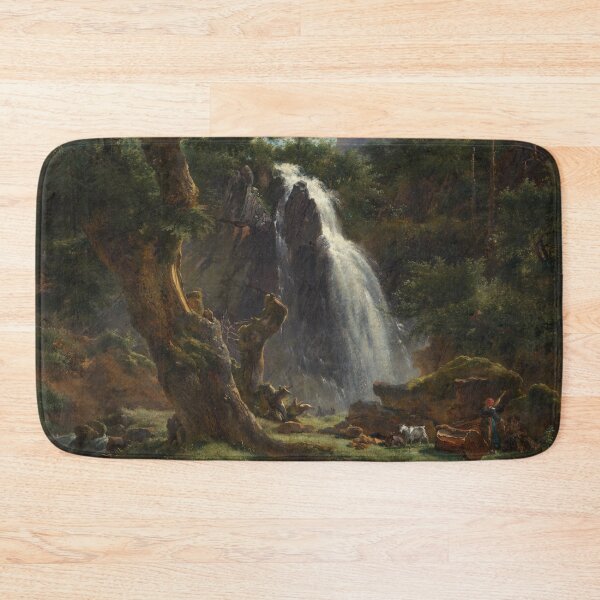 Item preview, Waterfall at Mont-Dore | Achille-Etna Michallon | 1818 French Landscape Art designed and sold by CJET.