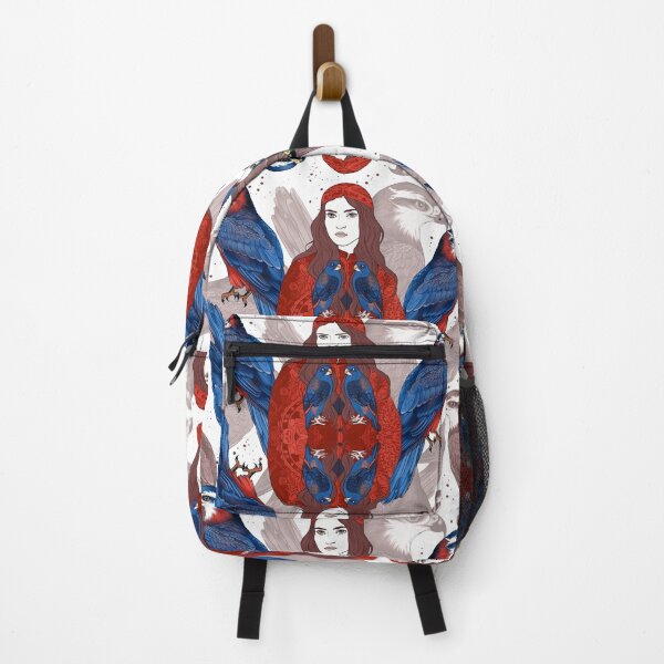 Item preview, falcon and girl, pattern designed and sold by AvotArt.