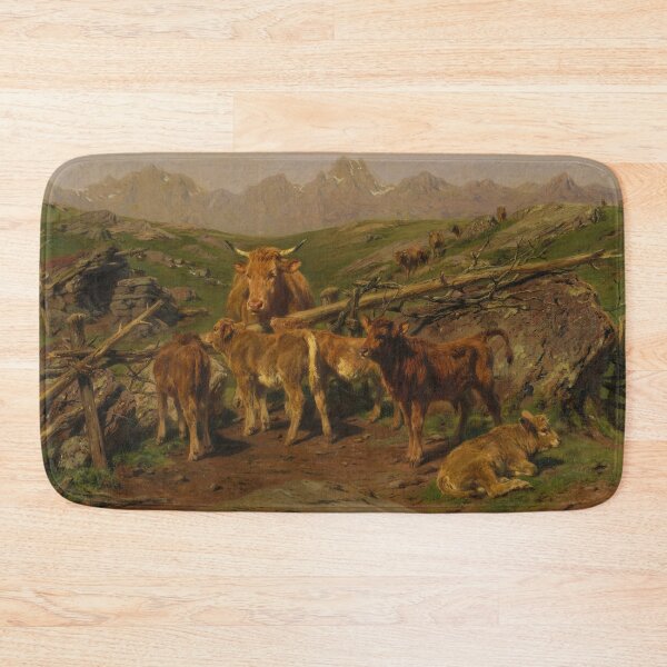 Item preview, Weaning the Calves | Rosa Bonheur | 1879 Cow Painting designed and sold by CJET.