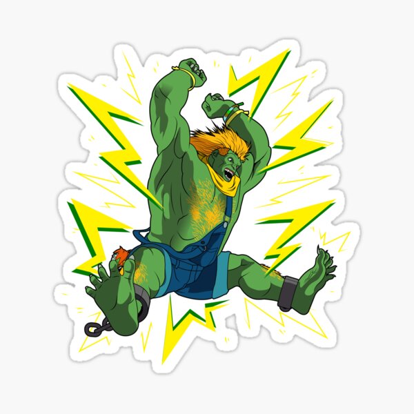 Street Fighter 6 Blanka Sticker for Sale by Stylish-Geek