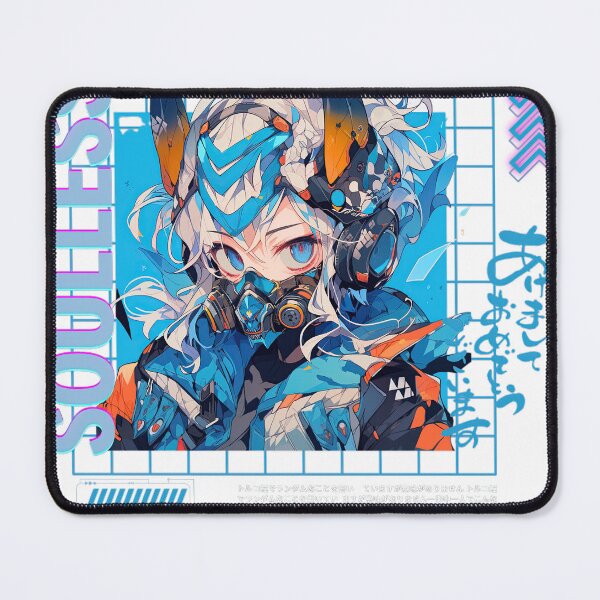 Item preview, soulless cyberpunk anime girl  designed and sold by karpuz-design.