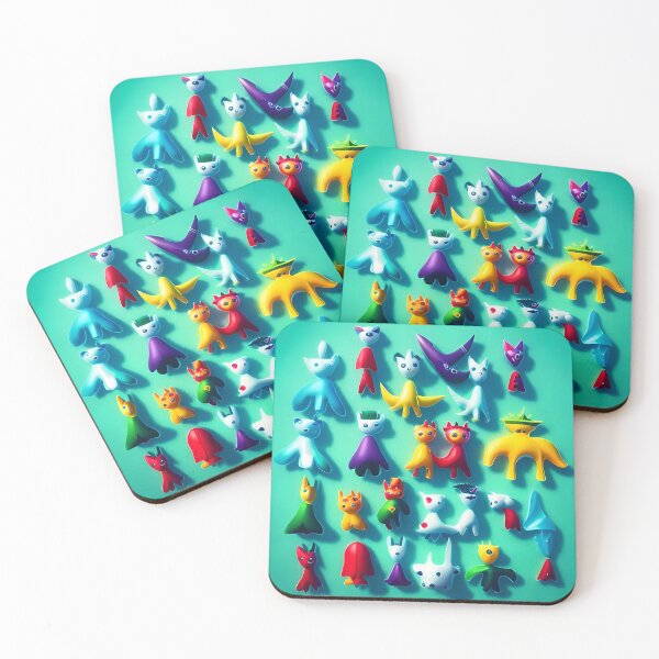 Item preview, Colorful gnomes on green background designed and sold by Zolongano.