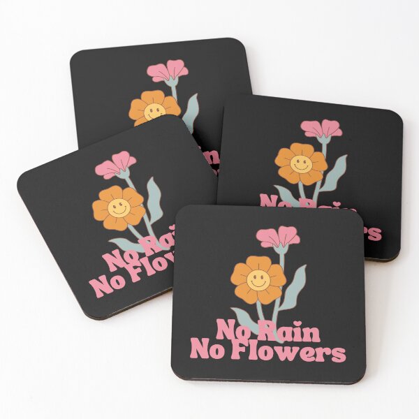 Item preview, No Rain No Flowers designed and sold by GoldenPearPress.
