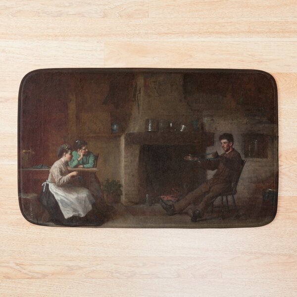Item preview, Winding Yarn | Eastman Johnson | 1872 American Art designed and sold by CJET.